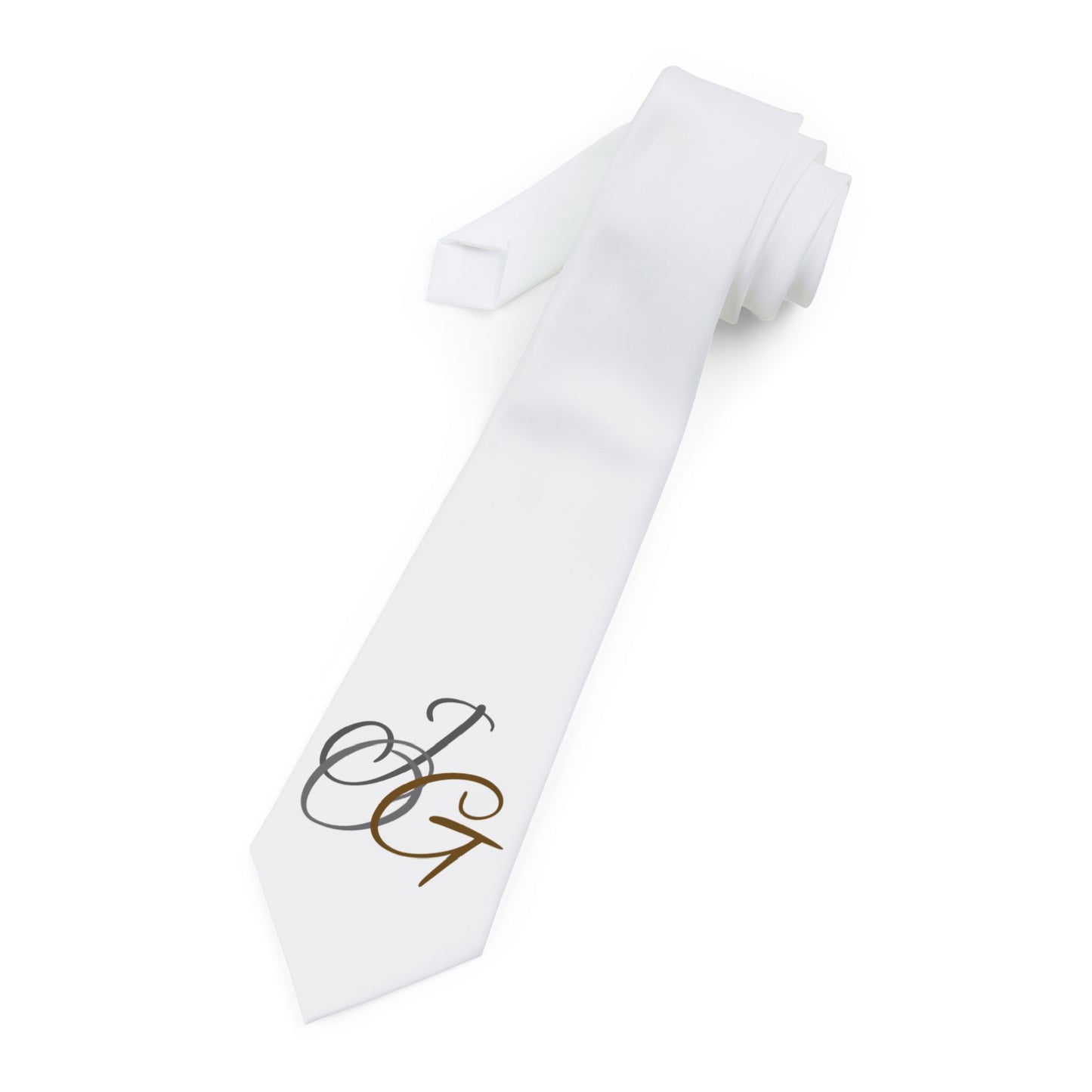 Elegant Monogram Necktie