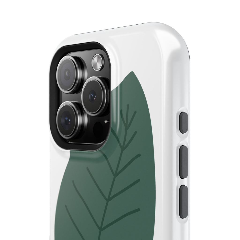 iPhone Leaf Design Phone Case, Nature-Inspired Protection Case, Eco-Friendly Gift, Durable Phone Accessory, Stylish Tech Cover