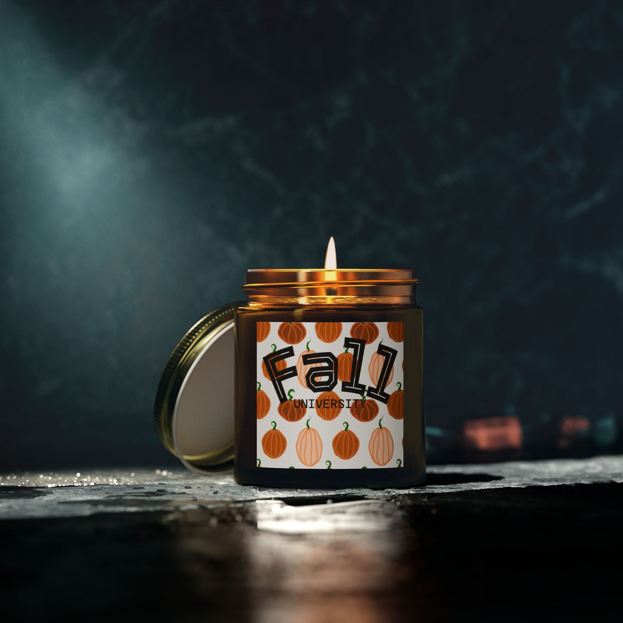 Pumpkin Spice Scented Candle | Fall Decor, Autumn Gift, Cozy Vibes, Seasonal Candle, Decorative Candle