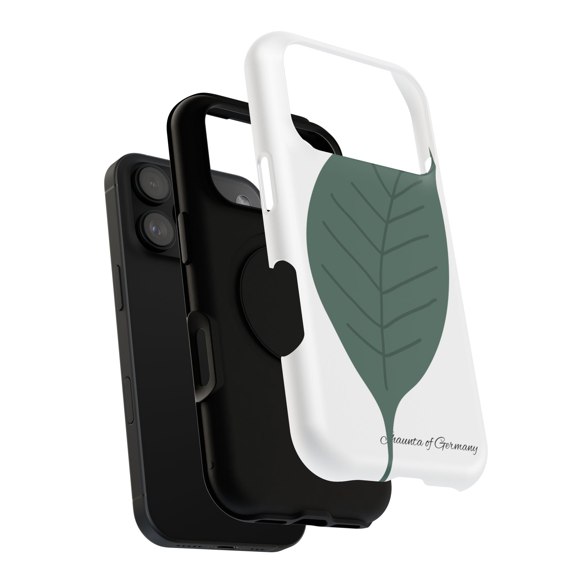 iPhone Leaf Design Phone Case, Nature-Inspired Protection Case, Eco-Friendly Gift, Durable Phone Accessory, Stylish Tech Cover