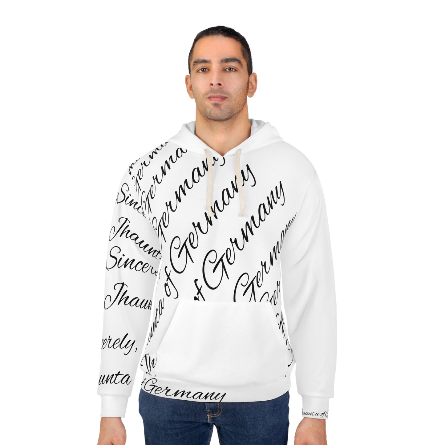 Jhaunta's designer's custom hoodie