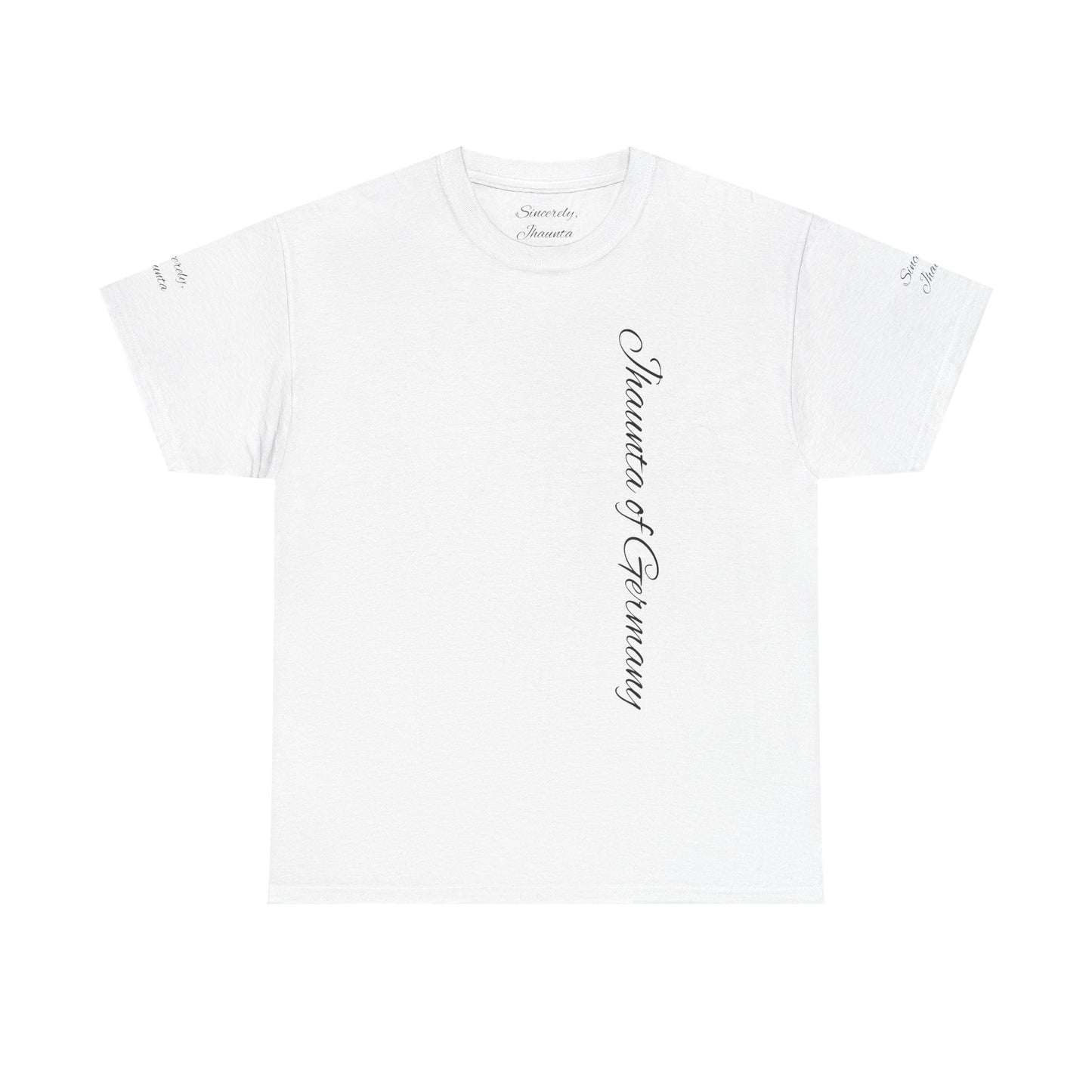 Jhaunta's Minimalist Statement Tee, Unisex Cotton Shirt, Casual Wear, Gift for Friends, Trendy Graphic T-Shirt, Everyday Fashion