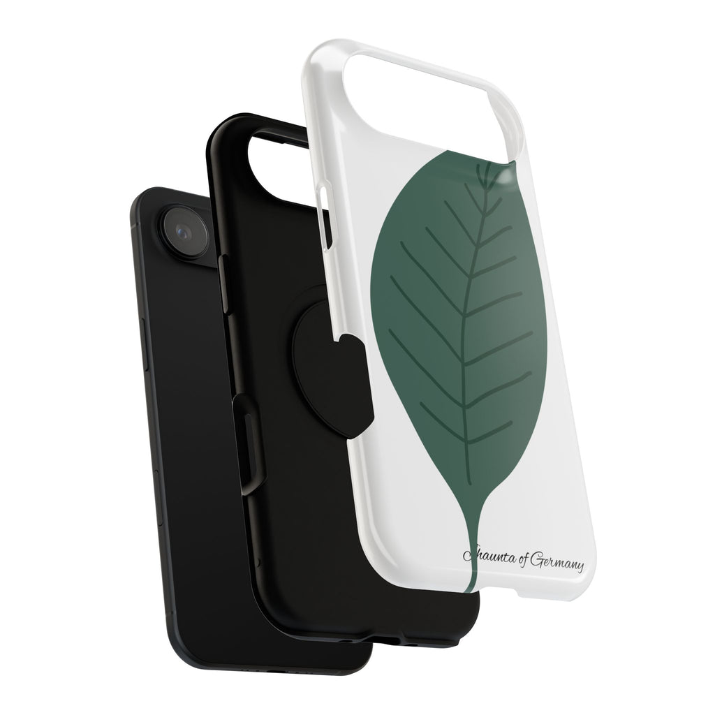 iPhone Leaf Design Phone Case, Nature-Inspired Protection Case, Eco-Friendly Gift, Durable Phone Accessory, Stylish Tech Cover