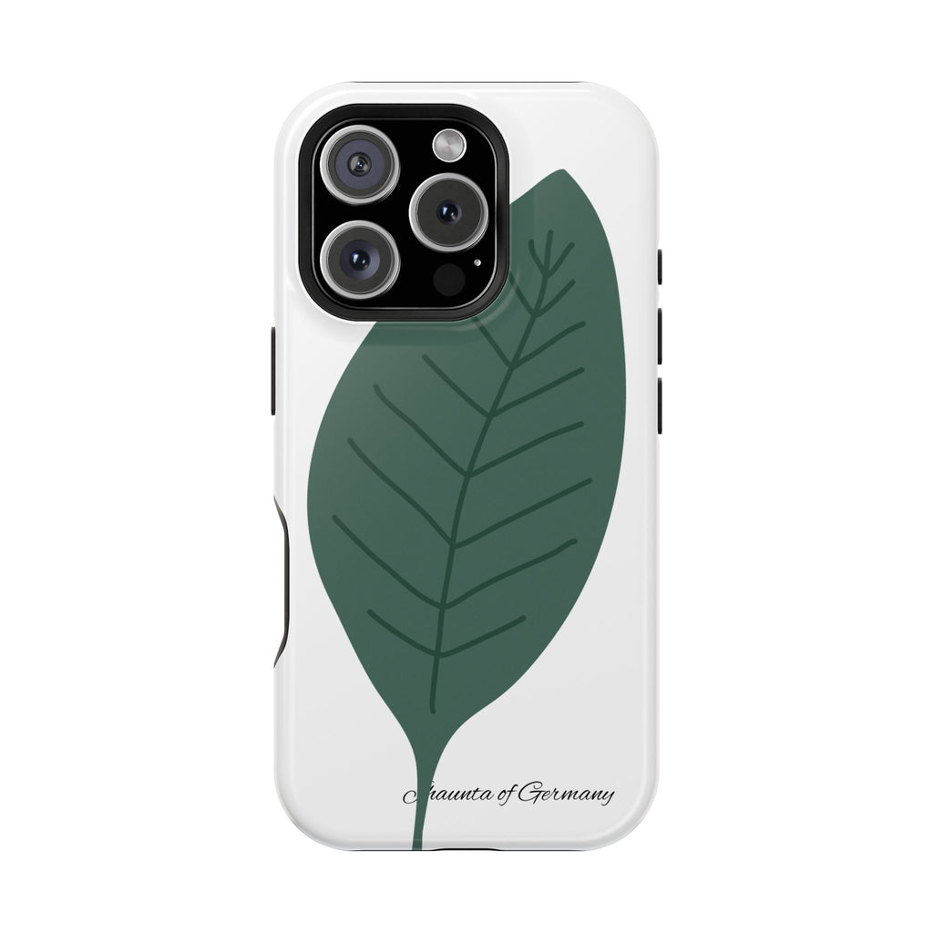 iPhone Leaf Design Phone Case, Nature-Inspired Protection Case, Eco-Friendly Gift, Durable Phone Accessory, Stylish Tech Cover