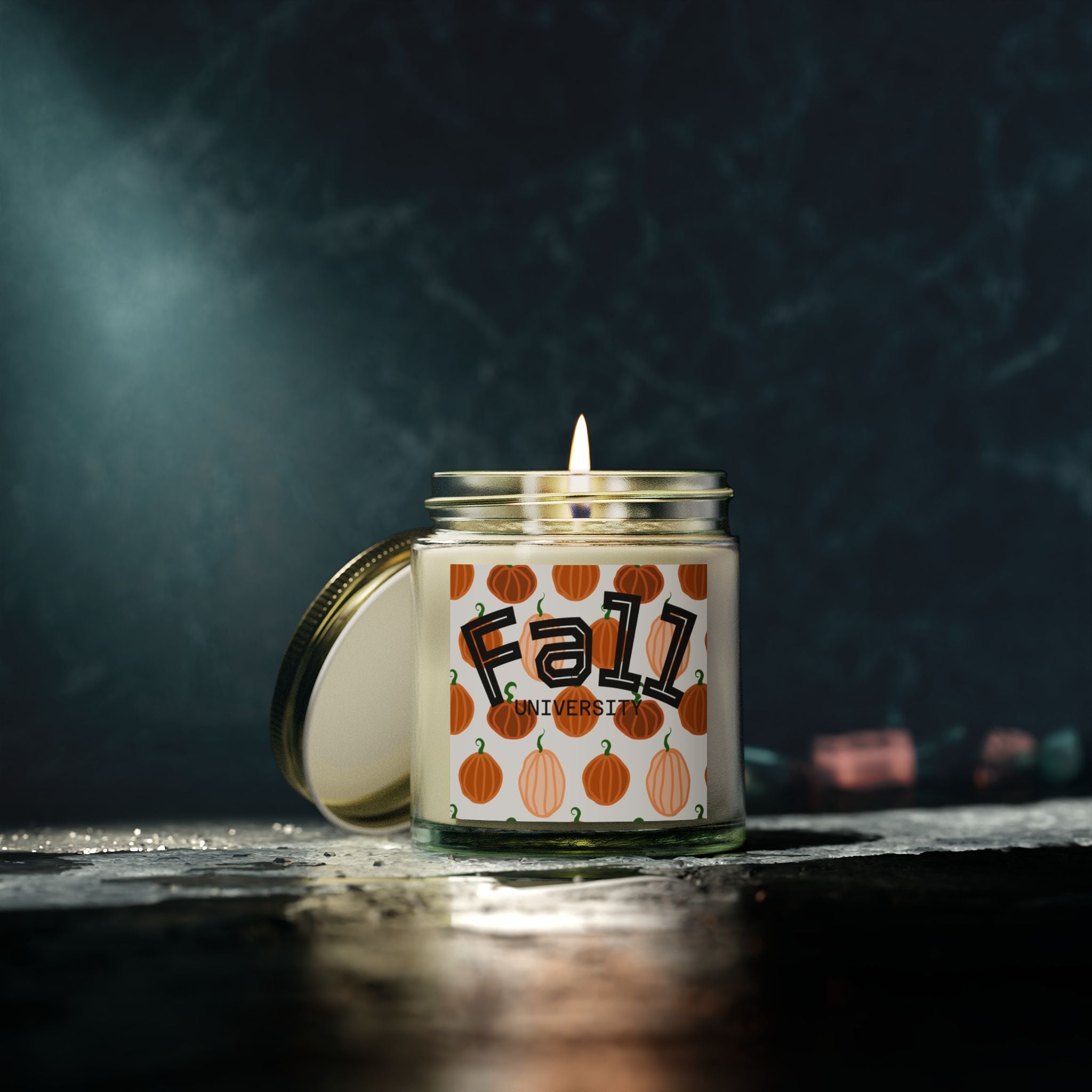 Pumpkin Spice Scented Candle | Fall Decor, Autumn Gift, Cozy Vibes, Seasonal Candle, Decorative Candle